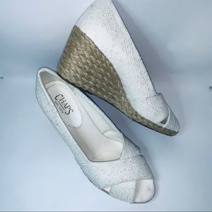 Chaps women’s wedge shoes size 9.5